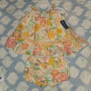 Rachel Zoe Floral Baby Dress with Bloomers
